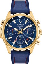 BULOVA 97B168 Quarzuhr Herrenchronograph Armbanduhr Analog 46 mm B-WARE