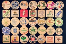 70 Stück Bierdeckel, Konvolut
