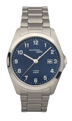 Adora saphir armbanduhr - armbanduhr, herren