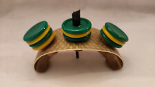 Original DDR 4teiliges Set-Party Schnapsausgießer-Korken-Ständer-60/70er jahre