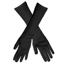 SCHWARZE LANGE HANDSCHUHE