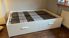 BRIMNES Ikea Bett mit Kopfteil