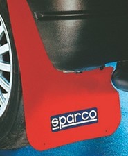 SPARCO 03791RS Schmutzfänger Spritzschutz Spritzlappe Paar PE (Polyethylen) Auto