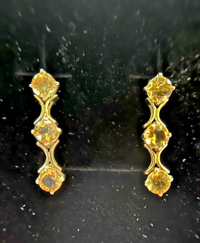 Feine ohrstecker 375 - 375/9k, gold