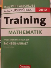 Training Abschlussprüfung Ma 2012+Lsg. Sachsen Arbeitsheft Cornelsen Verlag