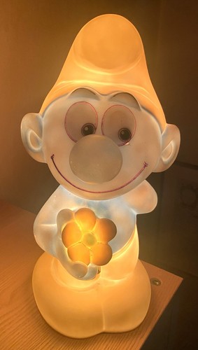Schlumpf tischlampe leuchte - schlumpf,