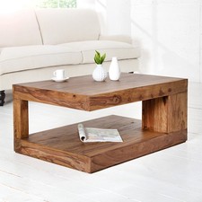 Massiver Edelholz Couchtisch