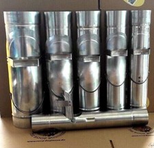 Alu Fallrohrklappe Aluminium