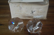 1 Vintage Swarovski Octagon Oktagon 8001 Stern 50mm 1-loch Kronleuchter Lüster