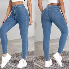 Jeans Damen Skinny Fit Push Up