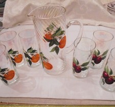 Saftkrug, Wasserkrug Glas Set