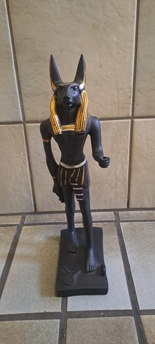 Vintage anubis sammlerfigur - vintage, "anubis"sammlerfigur