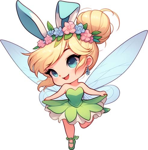 Bunte ostern tinkerbell fee - bunte,