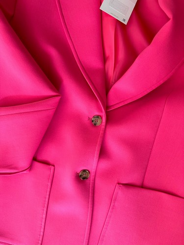 Zara blazer oversize neon pink - zara,