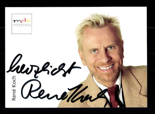 Rene koch autogrammkarte - koch,