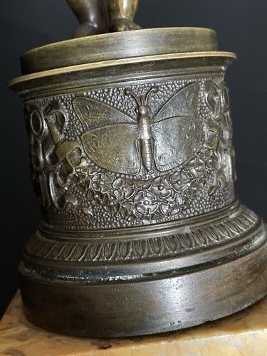 Empire bronze statue putto - empire,