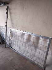 Zauntor mit haltepfosten - haltepfosten, l