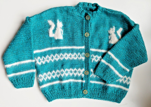 Baby strickjacke eichhörnchen - baby,