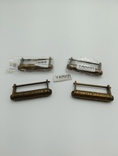 10x Antik Look Buchstaben Vorhängeschloss Metall Kombischloss 8 cm Retourenware