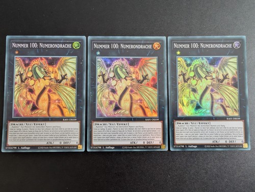 Yugioh karten playset - yugioh, 3x