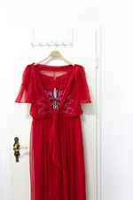 Vintage Jack Bryan Kleid Rot