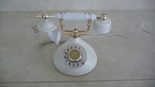Vintage, Antikes Telefon Retro 18K vergoldet Wählscheibe, TOP Zusatand