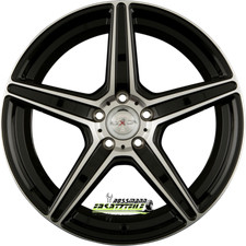 Axxion AX7 schwarz hochglanzpoliert 9x19 ET25 - LK5/120 ML72.6 12067 Felgen