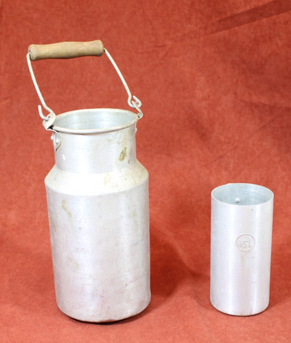Milchkanne aluminium mit griff - aluminium,