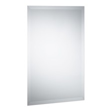 Spiegel rahmenlos Facettenspiegel Hängespiegel klar 2 kg Glas eckig klar