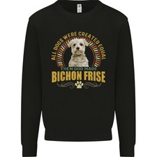 Ein Bichon Frise Hund Herren Sweatshirt Pullover