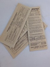 Rußpapier Filterpapier zur Rußzahlbestimmung Messung Umschlag mit 40 Streifen