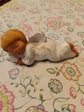 Original Singer Engel von Jullar Made in Spain handgefertigt liegender Engel