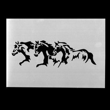 Schablone  Wände Airbrush