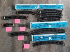Märklin H0 K-Gleis Konvolut - Weichen, Geraden, Kurven, sontiges