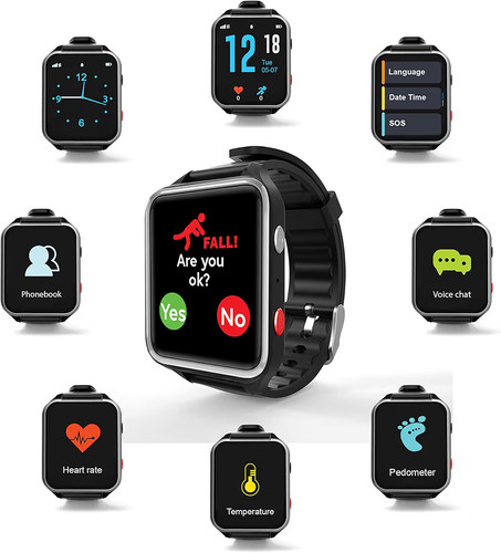 Senioren smartwatch mit gps - smartwatch,