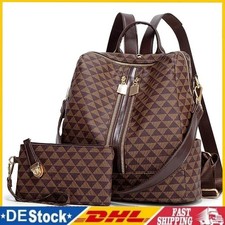 Damen Rucksack Leder Groß