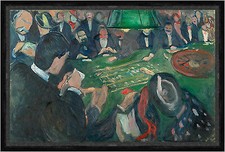 At the Roulette Table in Monte Carlo Edvard Munch Glücksspiel Tisch Faks_B 01528