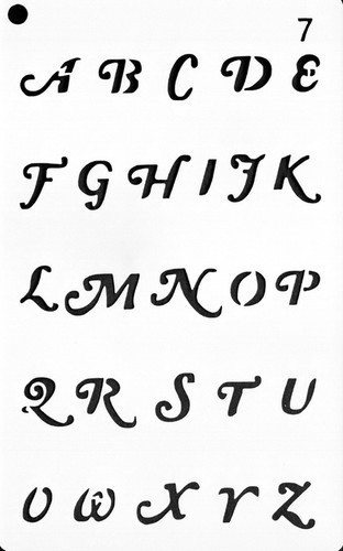 Schablone buchstaben - schablone,