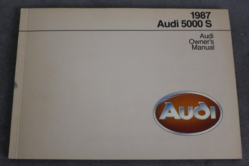 Audi 5000 owner manual - audi, owner,s