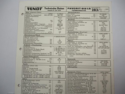 Fendt favorit 612 - 612, ls