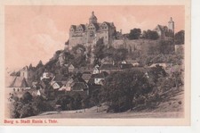 Ranis stadtpanorama und burg - ranis,