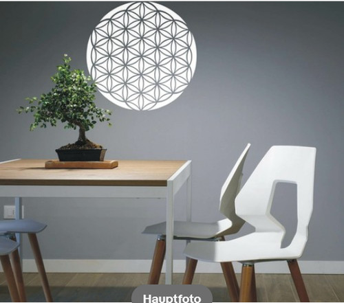 Wandschablone xxl blume des - wandschablone,