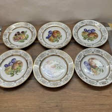 6× Kahla GDR Obst Teller