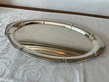 Platte, Tablett - WMF 900, Fächer, Fächermuster, Perlrand