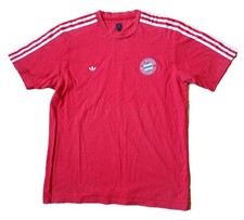 Adidas FC Bayern München Retro T-Shirt Trikot 70er 80er Stil rot Sz. XL
