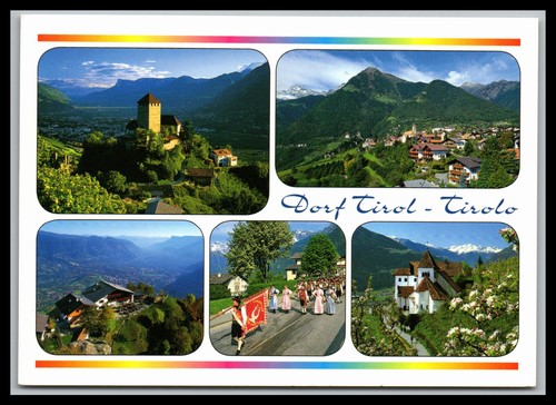 Ansichtskarte dorf tirol bei - tirol,