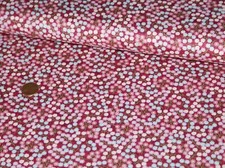 Maywood Stoff Flower&Wine Streublümchen Rot 25x110cm Patchwork Quilten Meterware