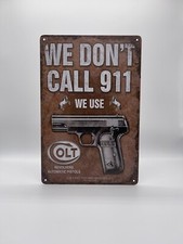 Blechschild Colt 20x30cm