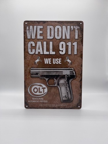 Blechschild colt 20x30cm - blechschild,