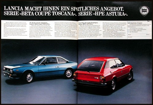 Lancia beta coupe toscana - lancia,